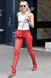 Women Genuine Leather Pant WP 41 SkinOutfit